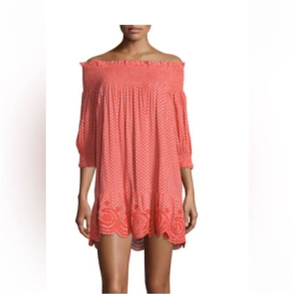 Tory Burch Coral Mini Dress, S